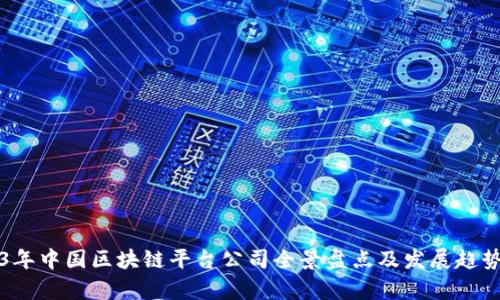 2023年中国区块链平台公司全景盘点及发展趋势分析
